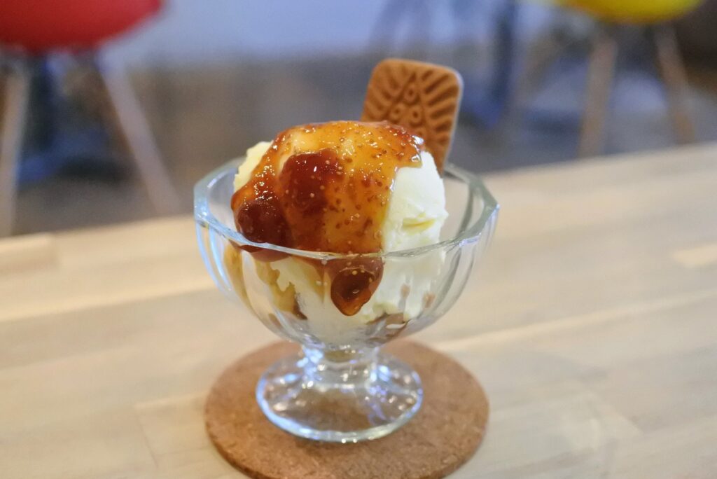 いちじくミニパフェ