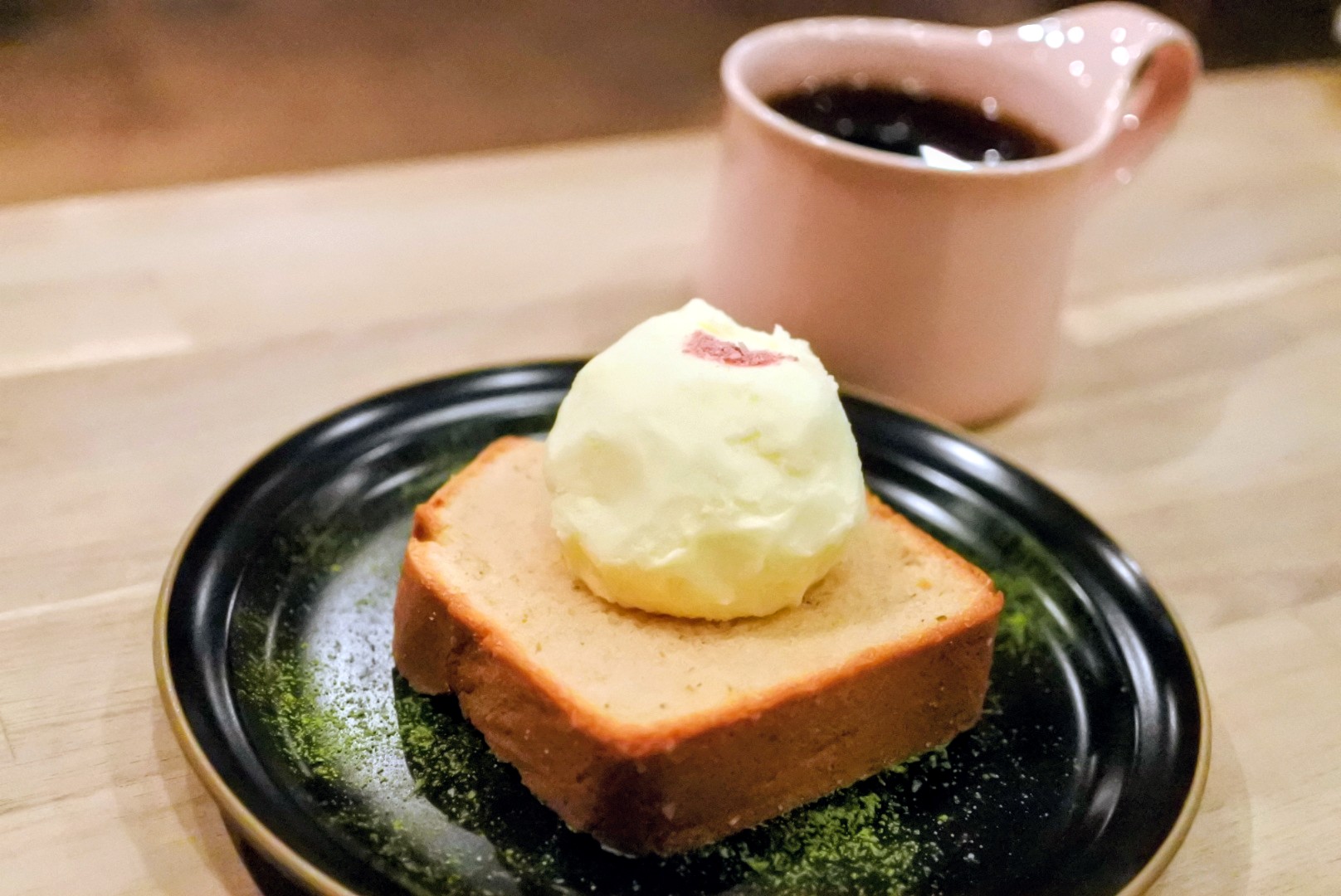 桜あん抹茶ケーキ